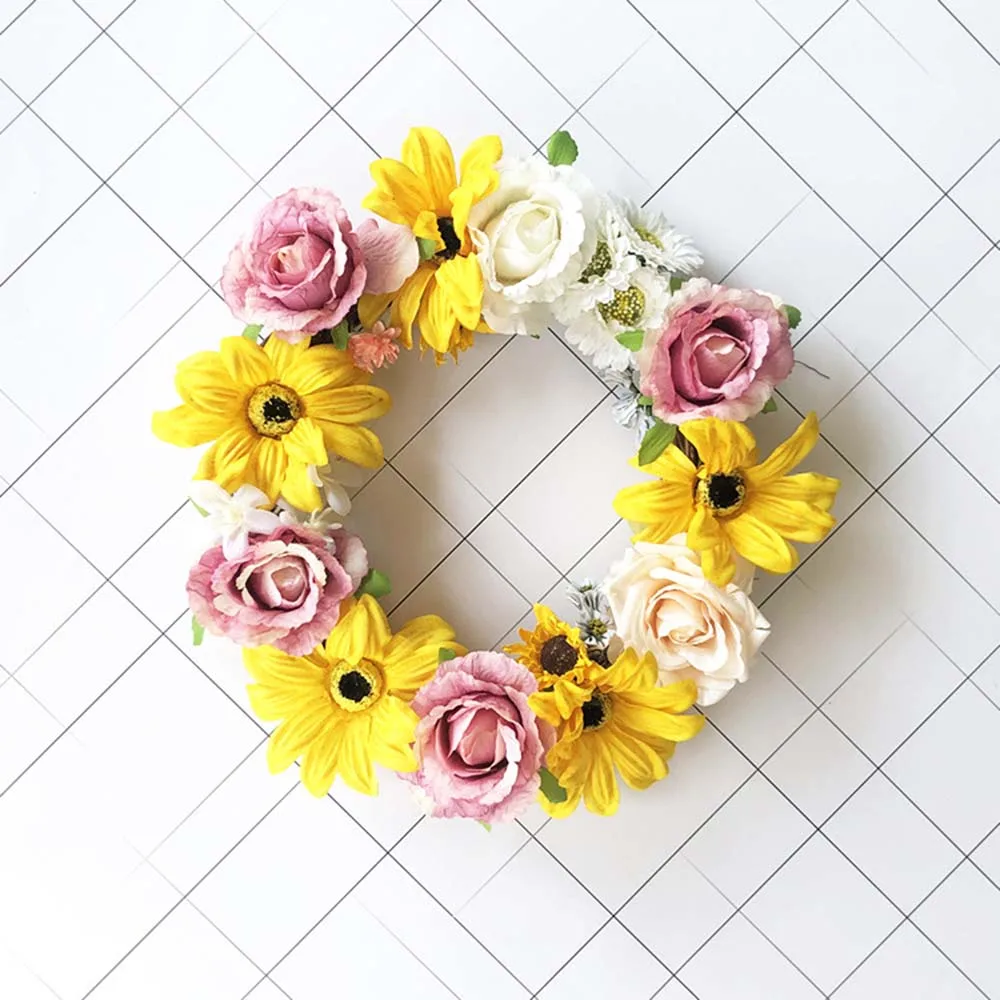 Искусственный венок свадебное торжество порог украшения двери декорация