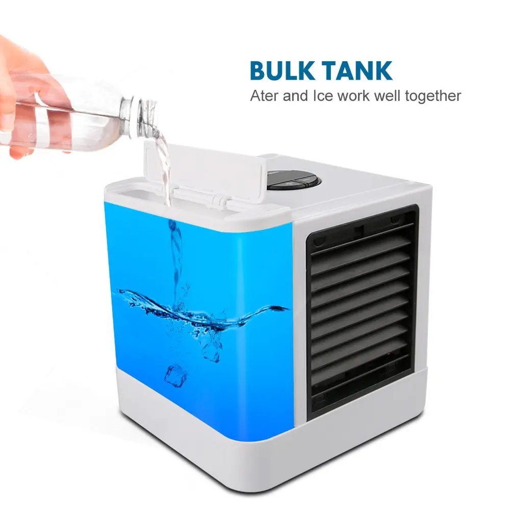 Портативный USB цифровой кондиционер увлажнитель воздуха очиститель 7 цветов