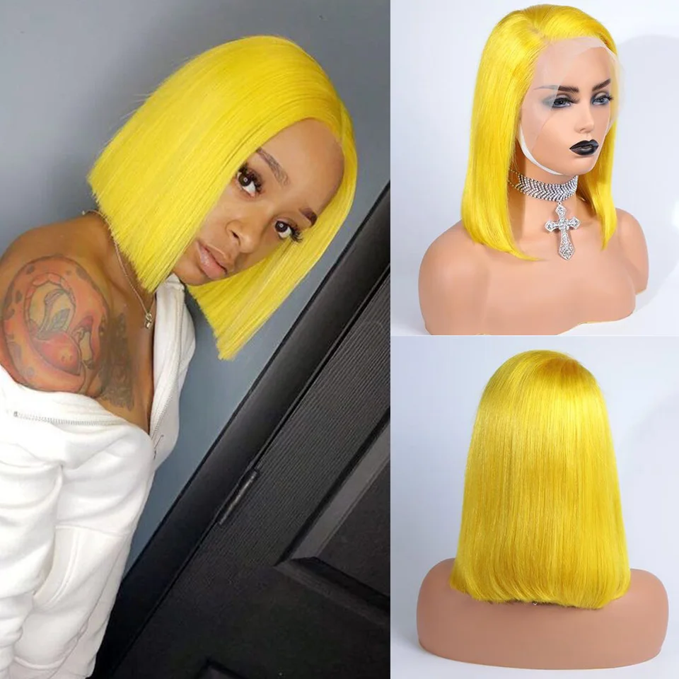 Парики из натуральных волос на шнурках BeQueen парики с короткими волосами 13x1x6