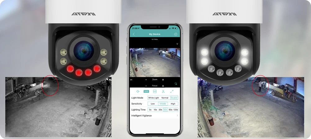 Наружный Wifi роутер для Камера безопасности ip камера HD 4MP cctv Mini 3 дюймов PTZ Скорость купол Камера s Беспроводной 5X зум двухстороннее аудио Onvif iCsee