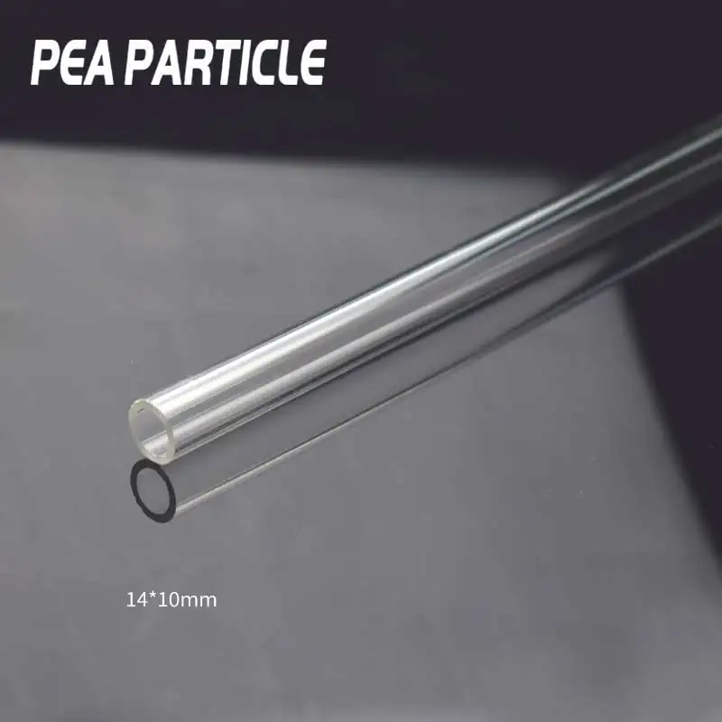 Pea Particle pc water cooling Transparent Hard Tubes 50cm OD 10mm 12mm 14mm 16mm 18mm 20mm acrylic water pipe images - 6