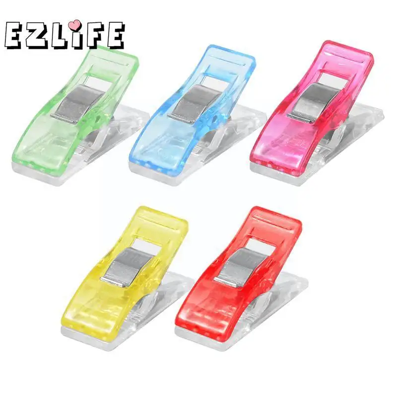 50 шт. цветные пластиковые зажимы для одежды | Дом и сад