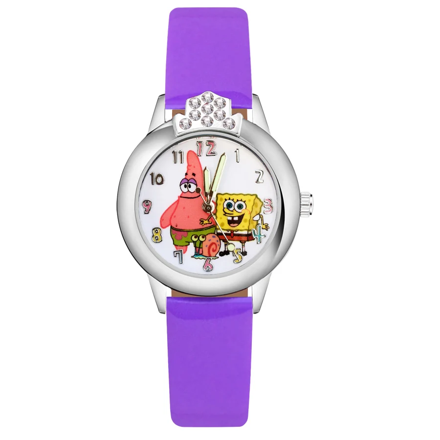 С милым мультипликационным принтом с украшением в виде кристаллов Стильная