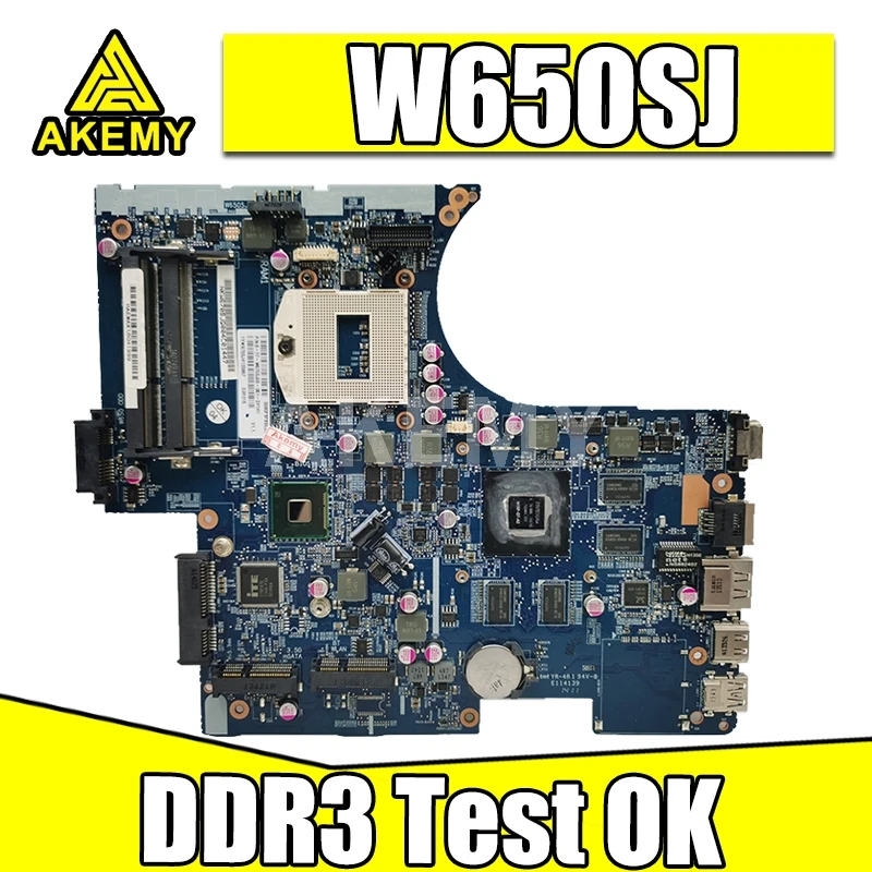 AKemy W670SC для Clevo w670 K710C K750D W670SJ W670SR материнская плата 100% рабочая 6-71-w65s0-d02 DDR3 |