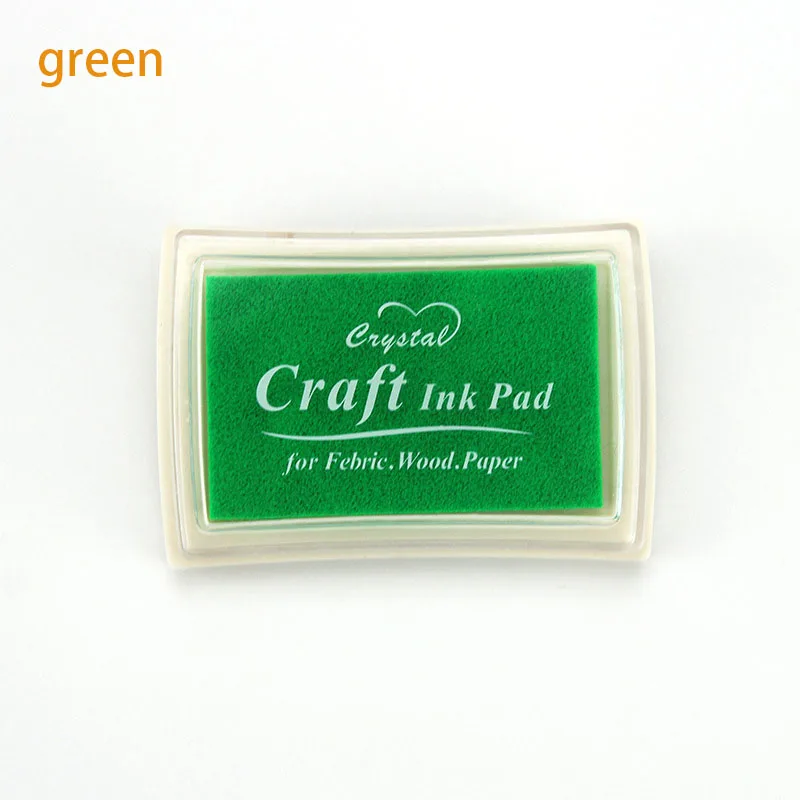 

2021 Oil Based for ink pad Fabric Wood Paper DIY Craft Rubber Stamps Wedding Gift Finger Print