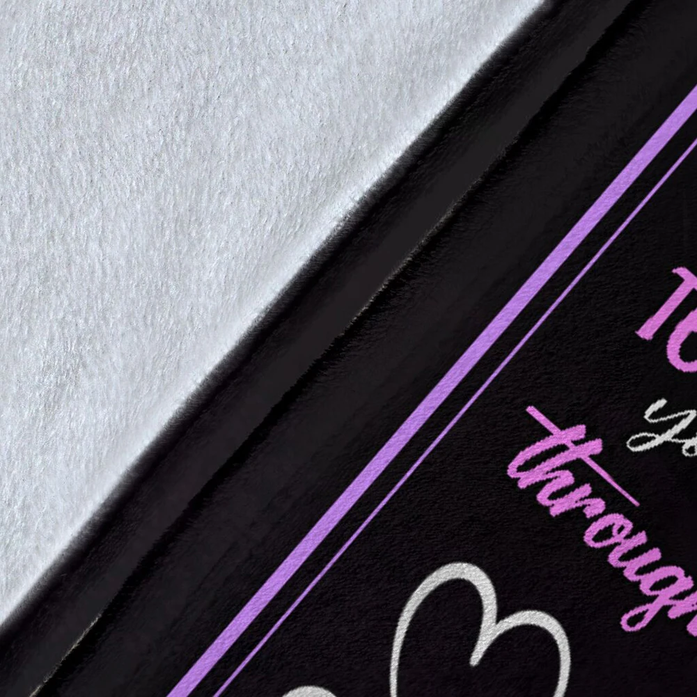 

Premium Blanket To My Wife I Love You Fleece Love Flannel Throw Blanket Cozy Soft Plush Quilt Blanket Customized Gift VJ