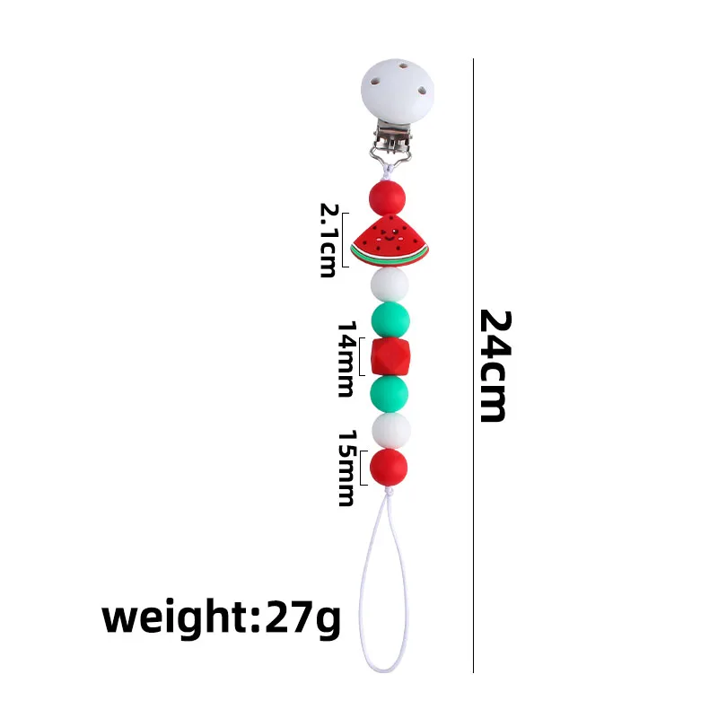 

BPA Free Silicone Pacifier Teether Pacifier Clips Holder for Nipple Newborn Baby Dummy Feeding Holder