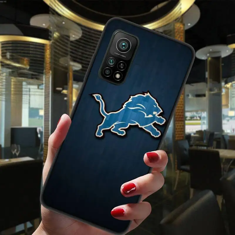 

Detroit Lions Phone Case For Xiaomi 5 6 6Plus 6X 8 9se 10 10Pro Not2 3 10lite Mix2 2S 8lite Max2 3 F1 5X