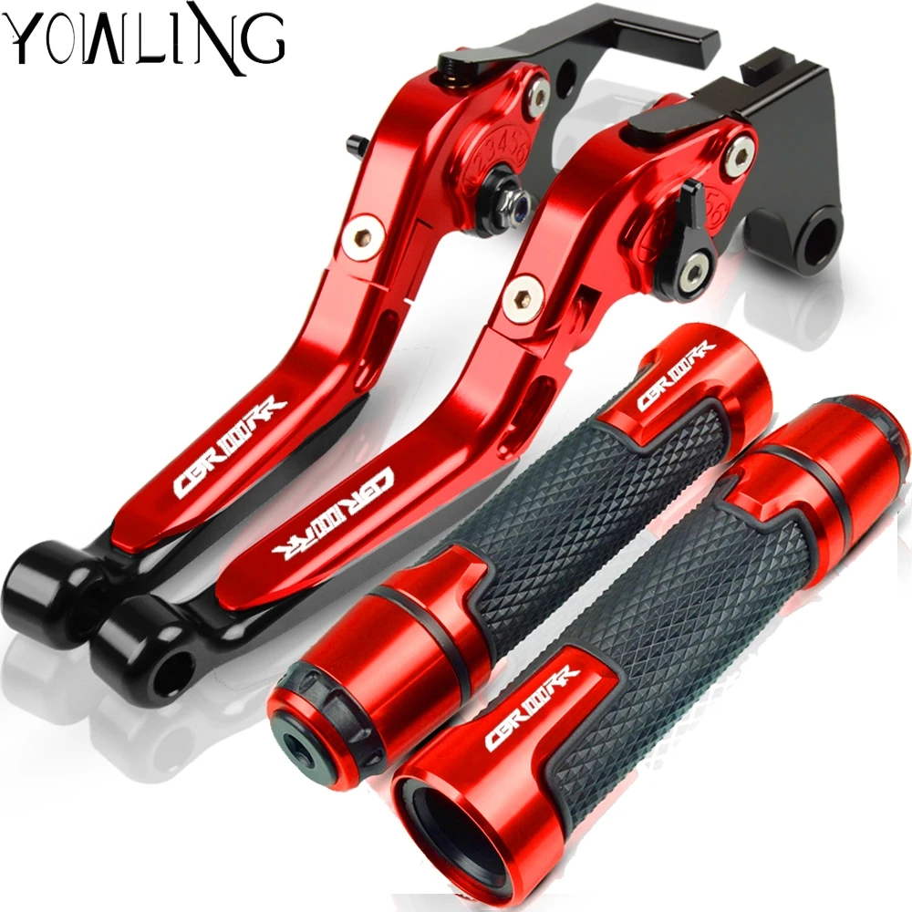 

Motorcycle Accessories Brake Clutch Levers and Handlebar Hand Grips ends For HONDA CBR1000RR CBR 1000RR 2004 2005 2006 2007