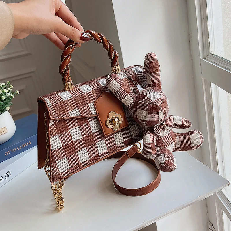 Популярная новинка Модная Портативная сумка для кукол с поворотным цветком