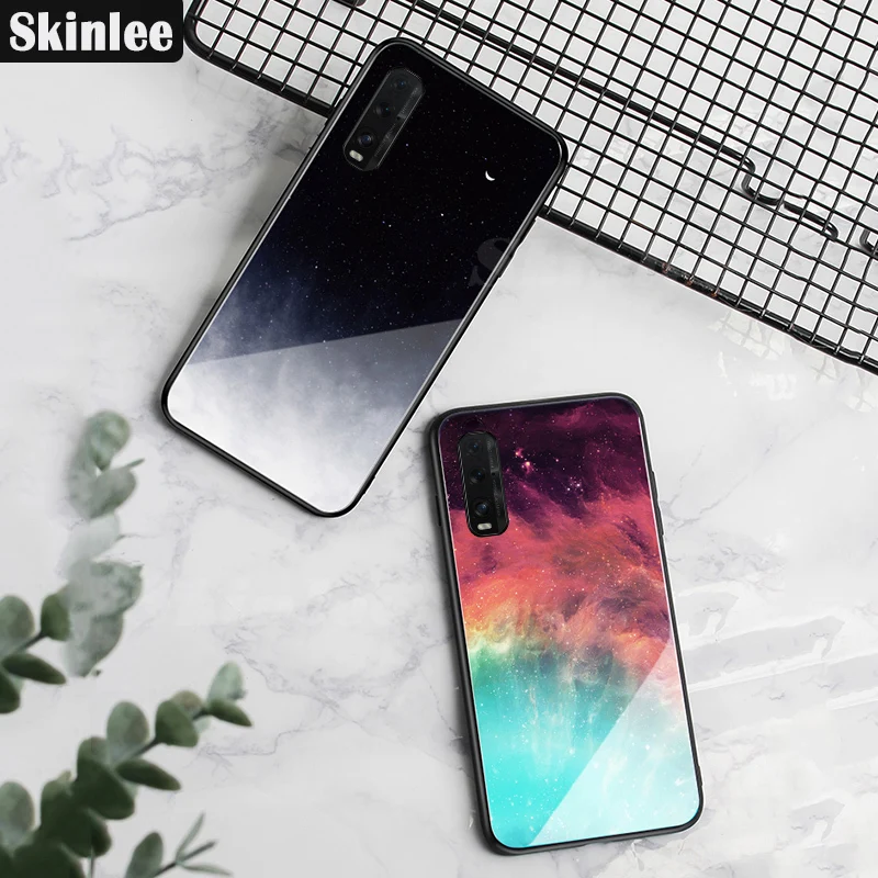 Чехол для телефона Skinlee OPPO Find X2 Pro чехол из закаленного стекла с дизайном
