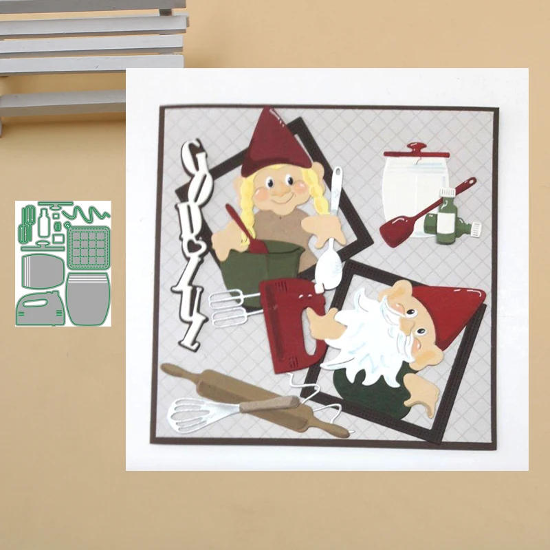 Металлические Вырубные штампы Lucky богини оборудование для выпечки скрапбукинга