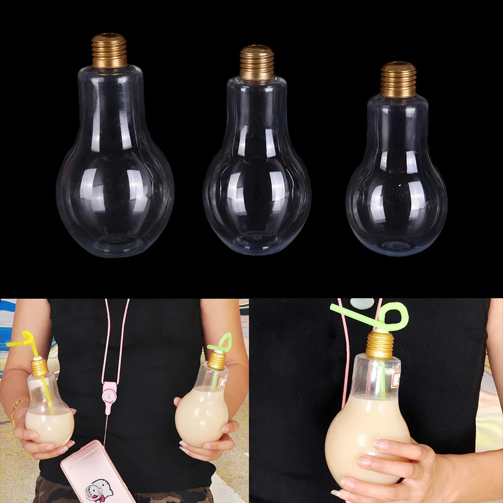 Пустая бутылка в форме милосветильник лампочки 1 шт. прозрачная пластиковая