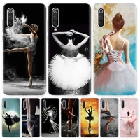 ballet dancer watercolor silicon call phone case for xiaomi redmi note 10 pro 11 9 10s 8 9s 11s 11t 8t 7 9a 9c 9t 7a 8a cover