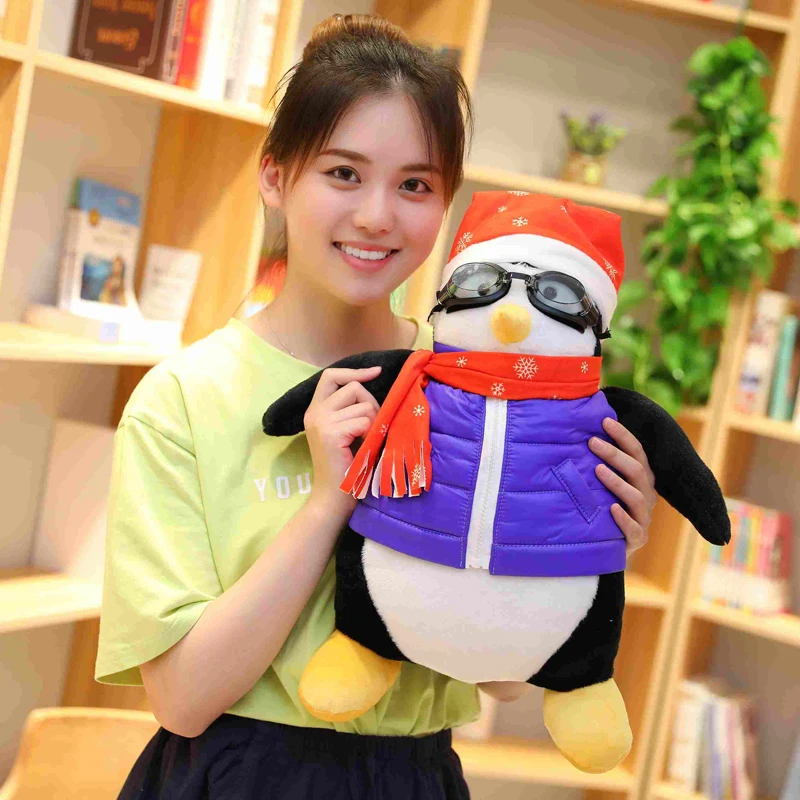 1 шт. 30/48 см серьезные друзей Джо друг HUGSY Плюшевые игрушки пингвин Рэйчел Кукла