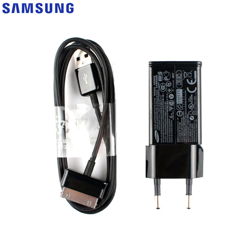 Оригинальное Адаптивное зарядное устройство для планшета samsung Galaxy P6800 GALAXY Tab 7,7 P6210 P7310 Note 10,1 N8010 P7510 P6200 P3100