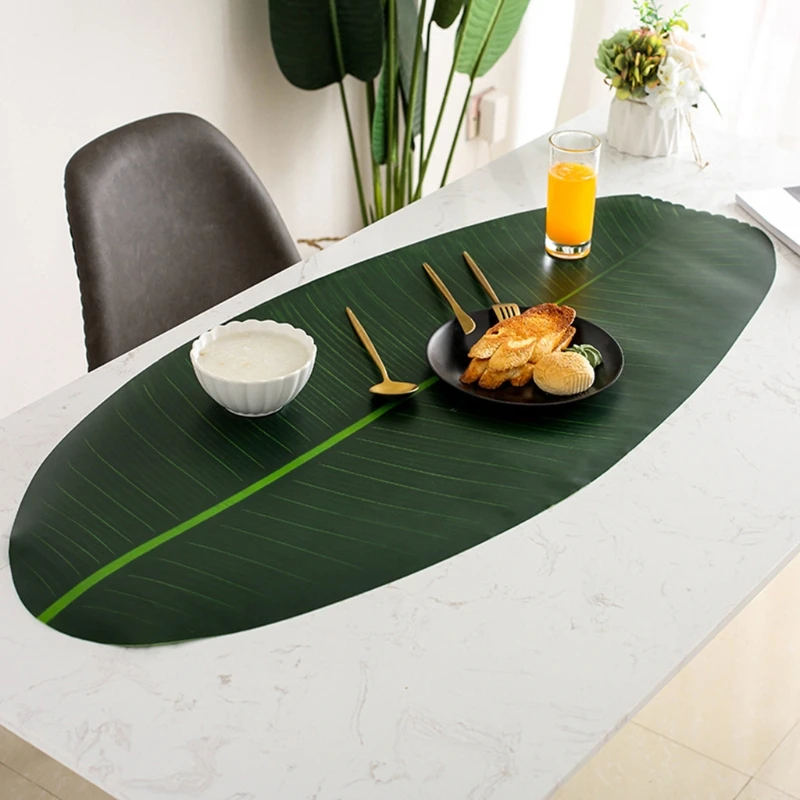 Новинка 2021 тропический лес скатерть с длинными банановыми листьями для