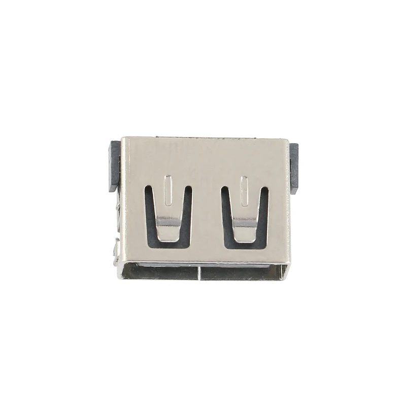 10 шт./лот тип A гнездо USB 2 0 короткий корпус 4 контакта фута 90 вставок Прямая зарядка