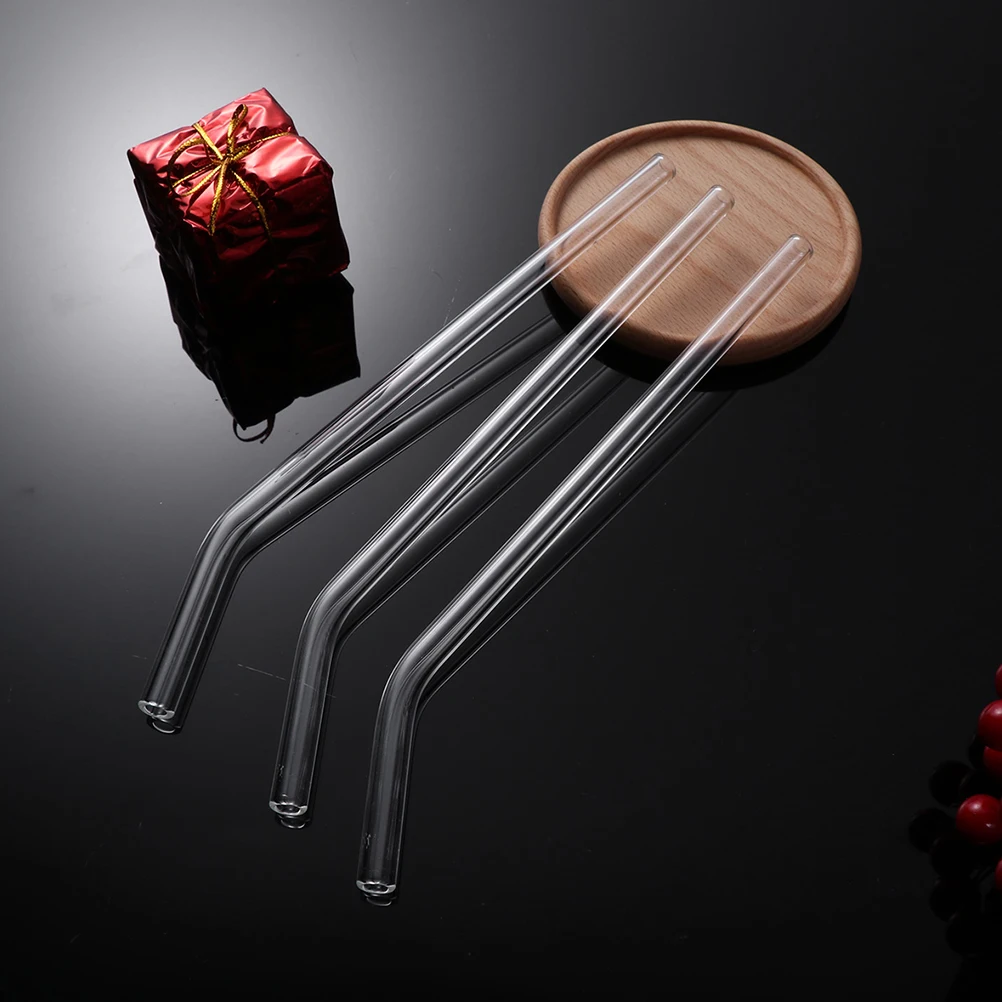 1 Набор 16 шт высокое боросиликатное стекло соломы жаростойкое Стекло