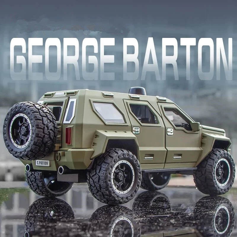 1:24G.PATTON GX бронированный автомобиль модель автомобиля из сплава литой игрушечный