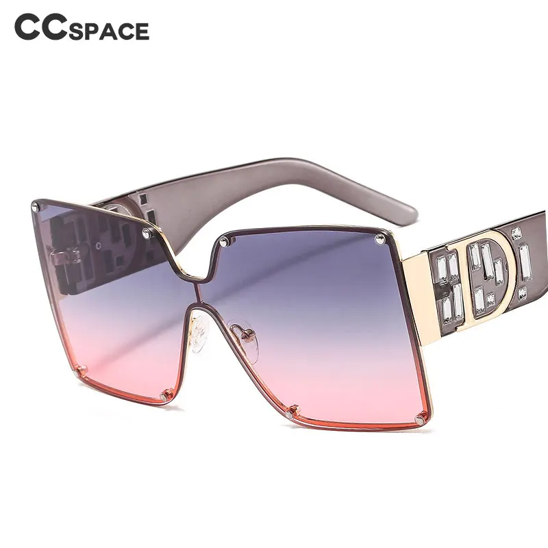 46399 брендовые дизайнерские ретро солнцезащитные очки с заклепками одной линзой