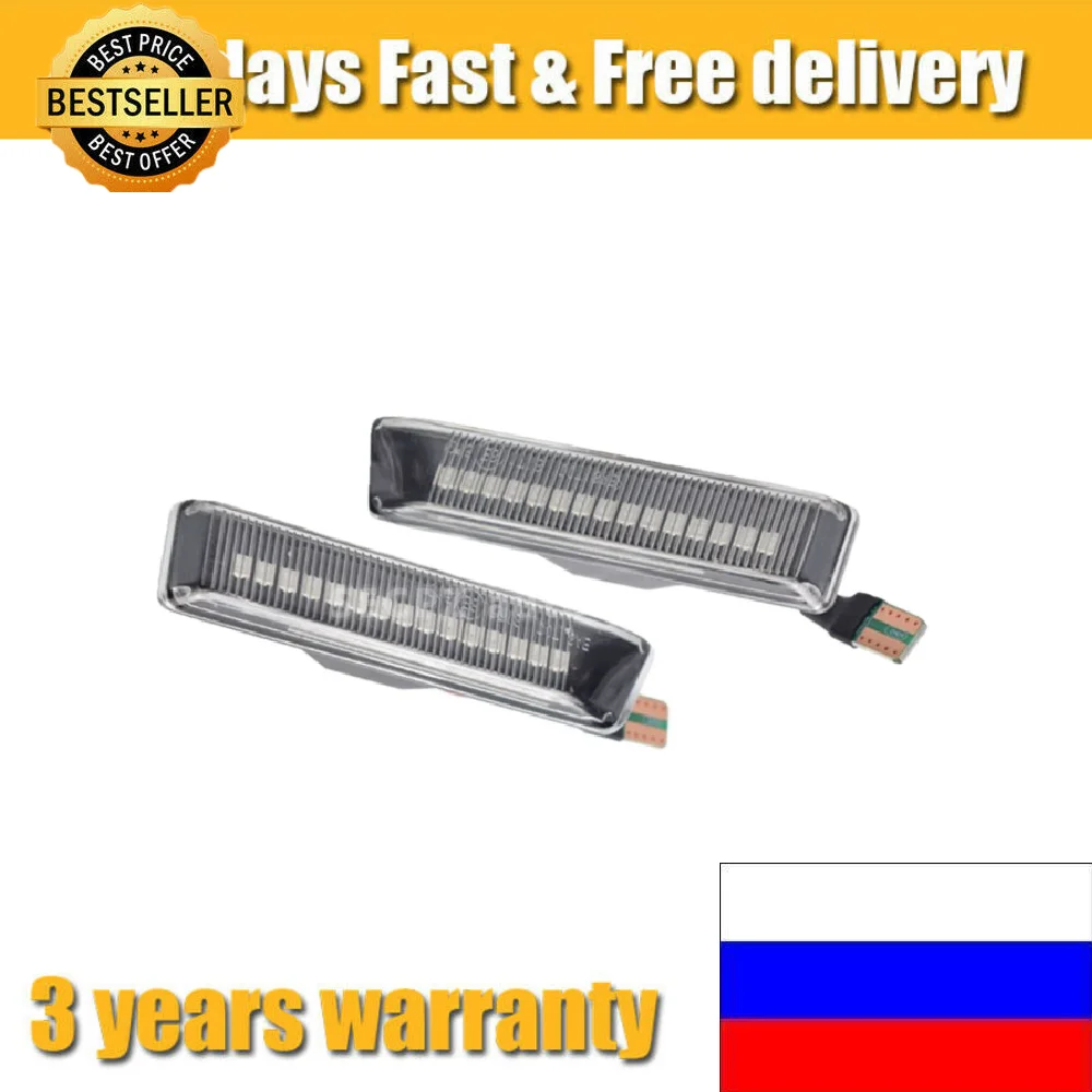 

Led Dynamic Turn Signal Light Side Marker Fender Sequential Lamp Blinker For BMW E36 M3 Facelift 1997-1999 X5 E53 1999-2006