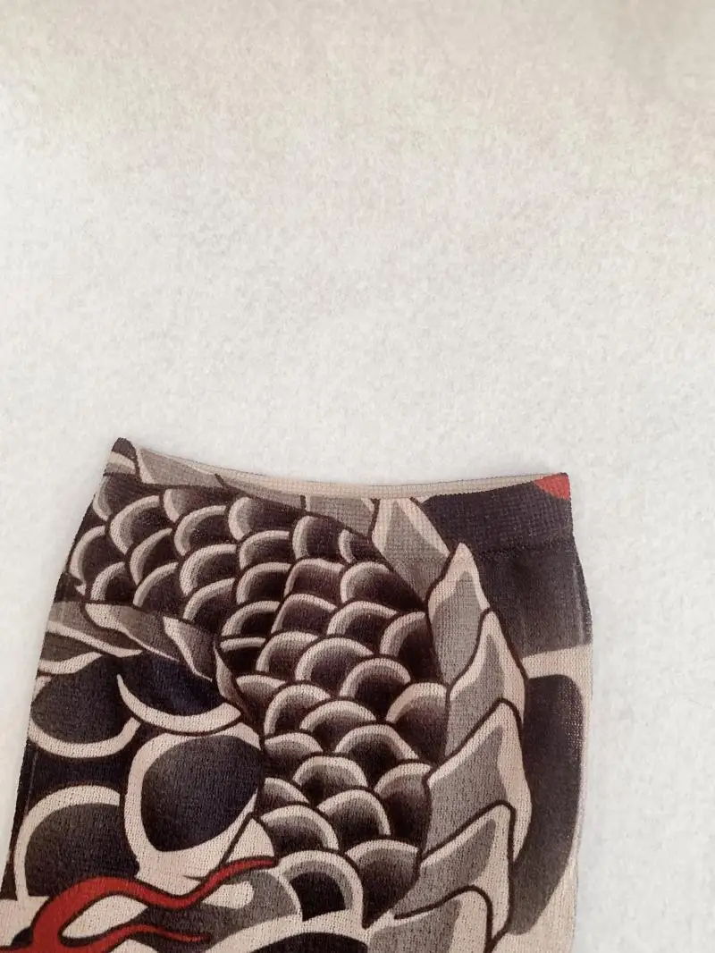 Имитация татуировки рукава (бесшовные) тату Цветок на руку для мужчин и женщин