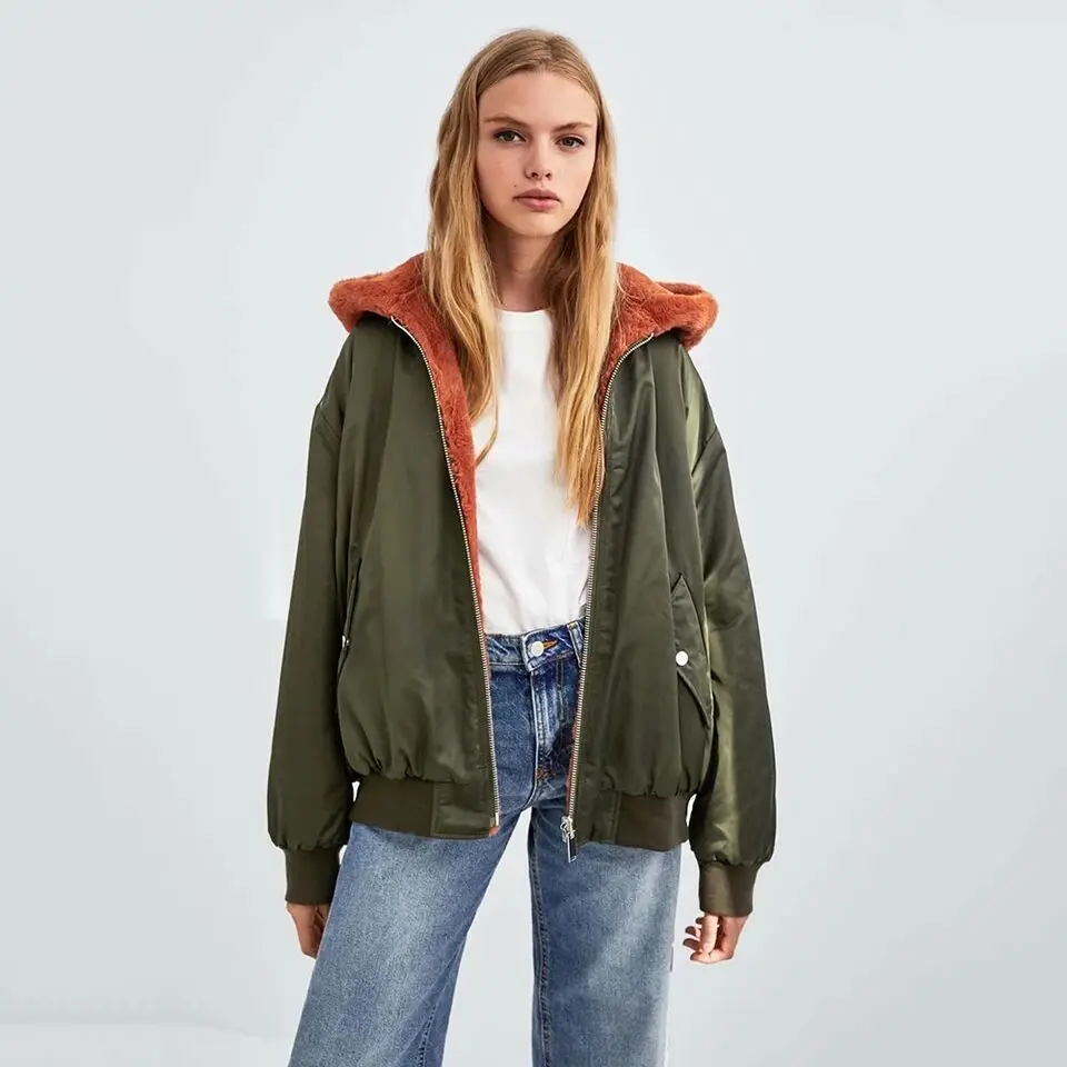 Новинка 2019 зимняя Двусторонняя одежда плотная Вельветовая однотонная куртка на