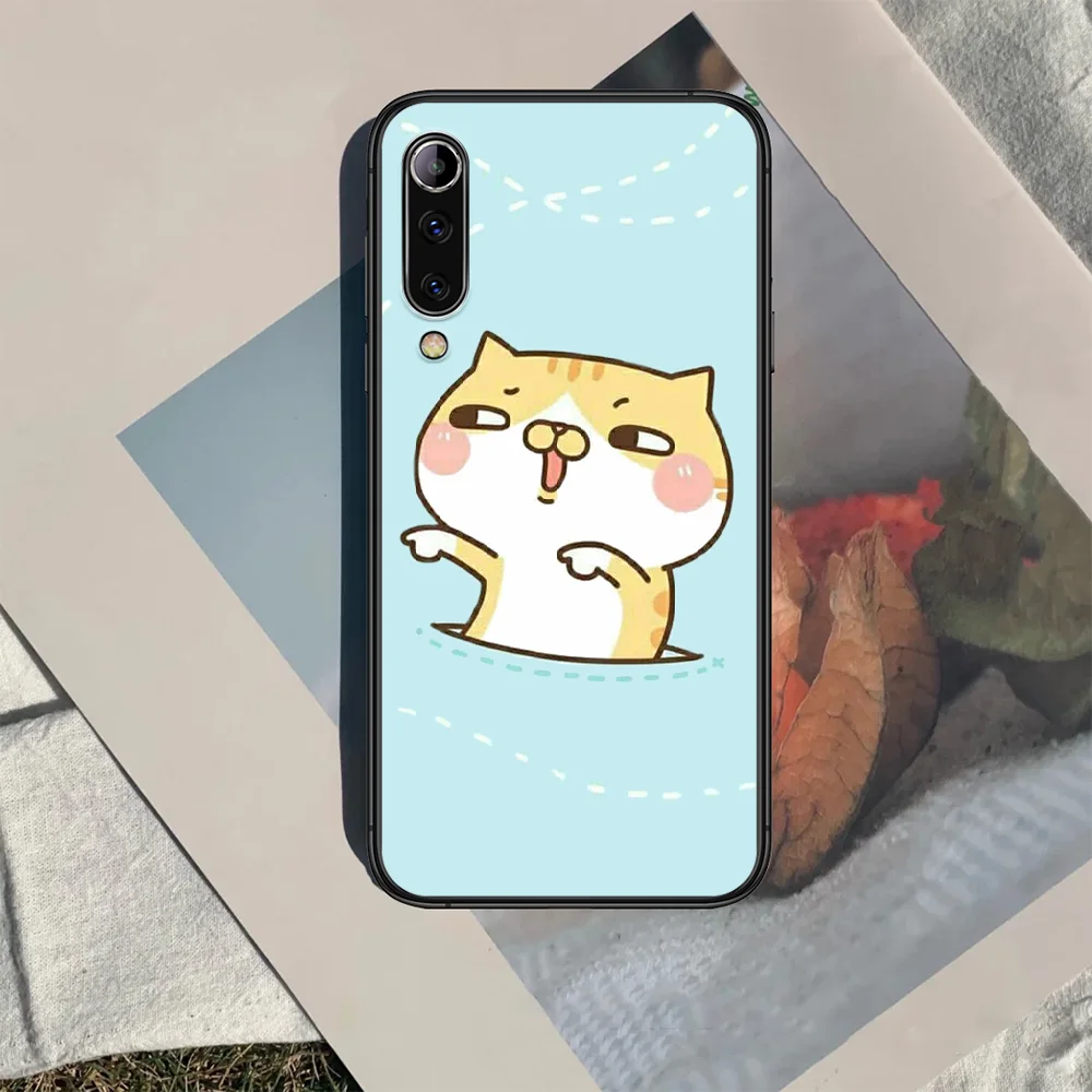 

Cartoon cute cat Couples Phone case For Xiaomi Mi note 10 A3 9 MAX 3 A2 8 9 Lite Pro ultra black Shell Tpu Funda Painting Etui