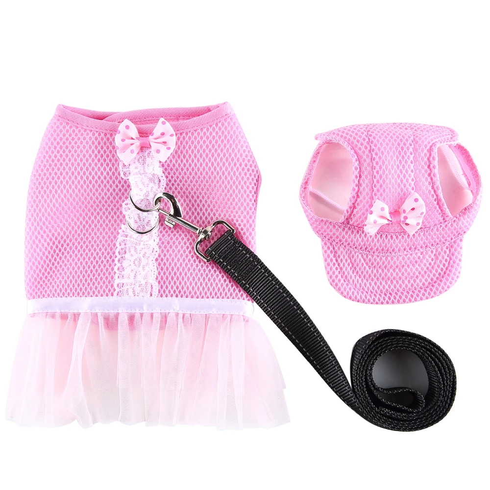 Поводок для собак жилет тюль клетчатое платье собаки улицы Светоотражающий