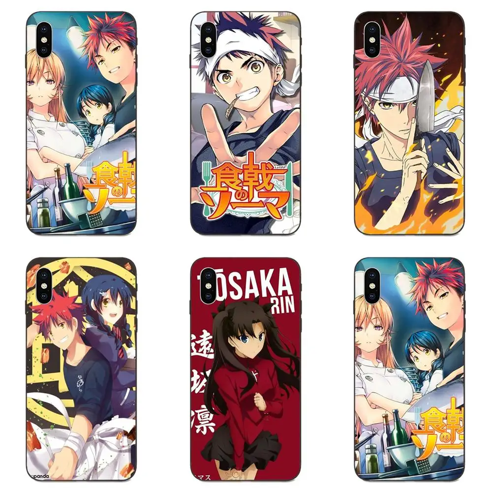 Крутой аниме Shokugeki No Soma мягкие чехлы для Huawei nova 2 2S 3i 4 4e 5i Y3 Y5 II Y6 Y7 Y9 Lite Plus Prime Pro 2017 2018