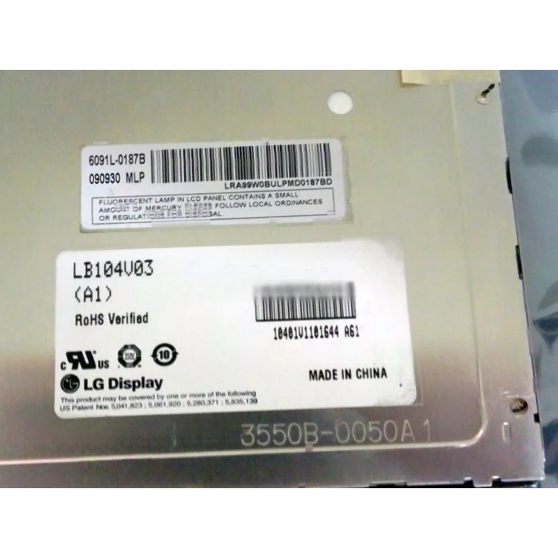 ЖК-экран 10 4 дюйма для LG.Philips сменная панель LB104V03-A1 640(RGB)× 480 дигитайзер стеклянный