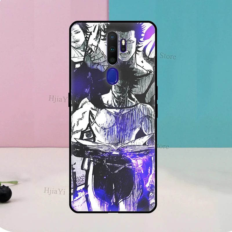 Yami Sukehiro черный клевер аниме для OPPO A53 A31 A9 A5 2020 F5 F7 A1K A15 A3S A5S A83 A91 A93 A52 A72 Reno2 Z чехол