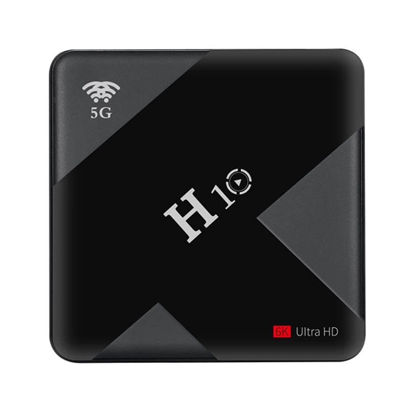Новый H10 Android 9 0 Смарт ТВ бокс 4 Гб четырехъядерный 6K телеприставка двойной Wifi 2 4G/5G
