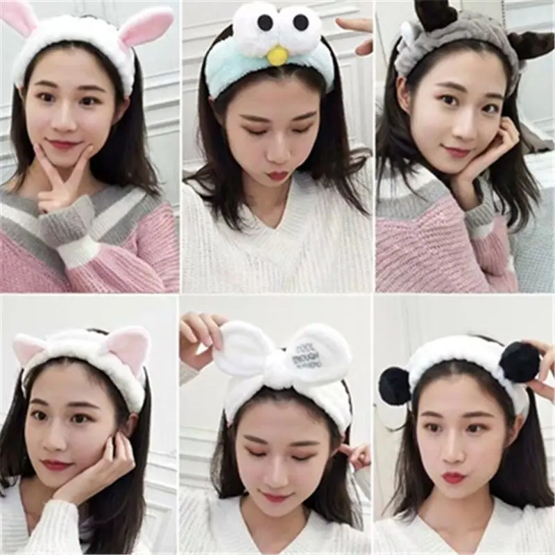 

towel band Stretchable Hairband Head Wrap Non-slip Towel Head Band for Wash Face Makeup Sports