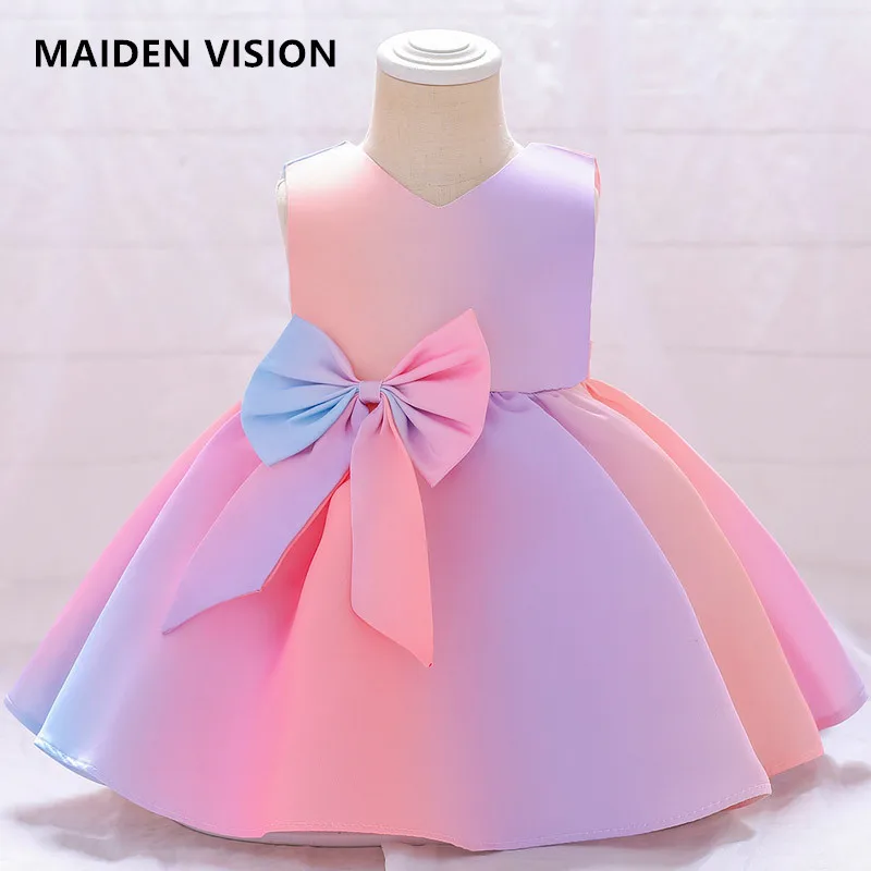 

Newborn Girls Dress Christening gown 1st Birthday Party Dress For Girl Princess Rainbow Dress kids Dresses Baby girl outfit