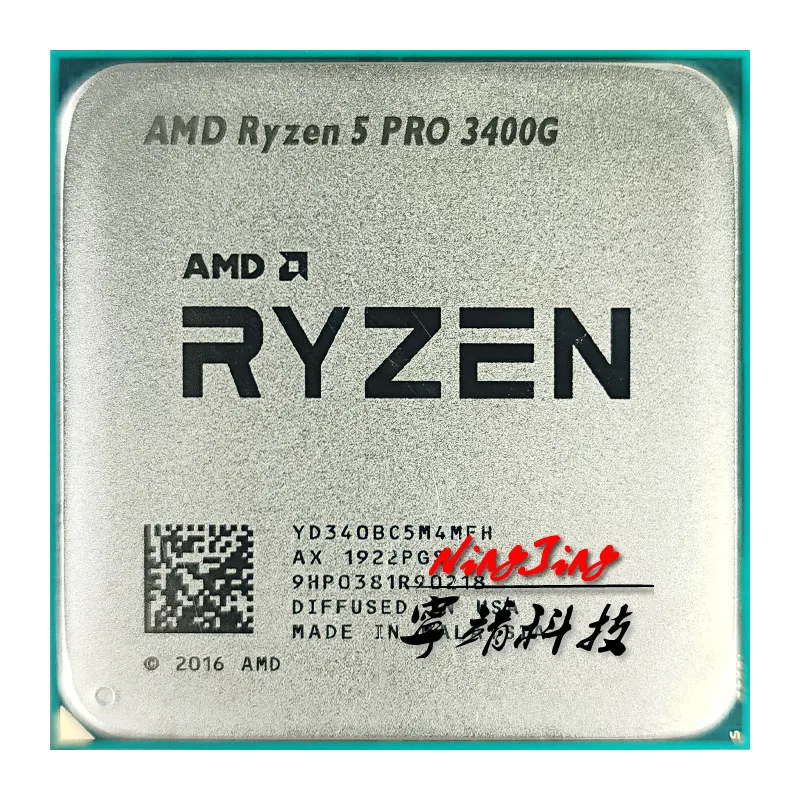 AMD Ryzen 5 PRO 3400G R5 3 7 ГГц четырехъядерный восьмипоточный процессор 65 Вт YD340BC5M4MFH разъем