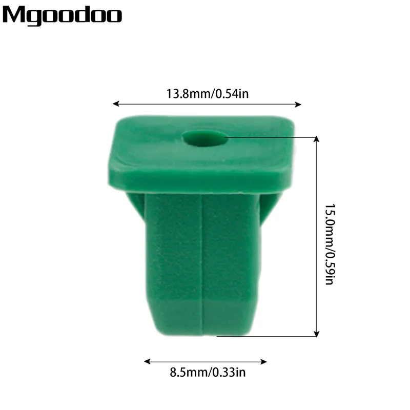 Mgoodoo 50 шт. Новые модифицированные нейлоновые Авто Декоративные крепежные детали