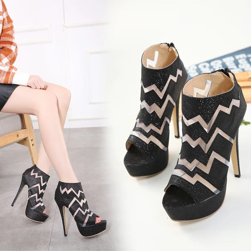 Женские пикантные Модные Туфли-лодочки на платформе с леопардовым принтом Сезон