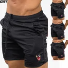 Спортивные шорты GITF для мужчин, быстросохнущие Короткие штаны для спортивного зала, футбола, тенниса, тренировок, пляжные шорты, лето