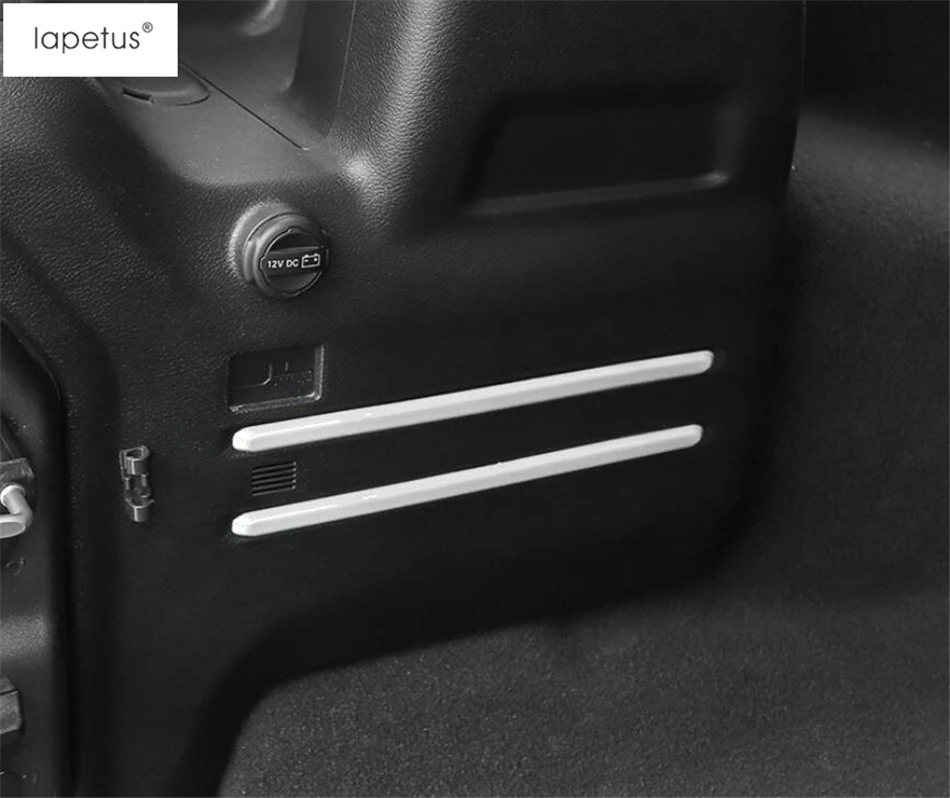 Аксессуары Lapetus, подходят для Jeep Wrangler JL ABS задний багажник, Задняя Крышка багажника, коробка, Декоративная полоса, Формовочная крышка, комплект, отделка