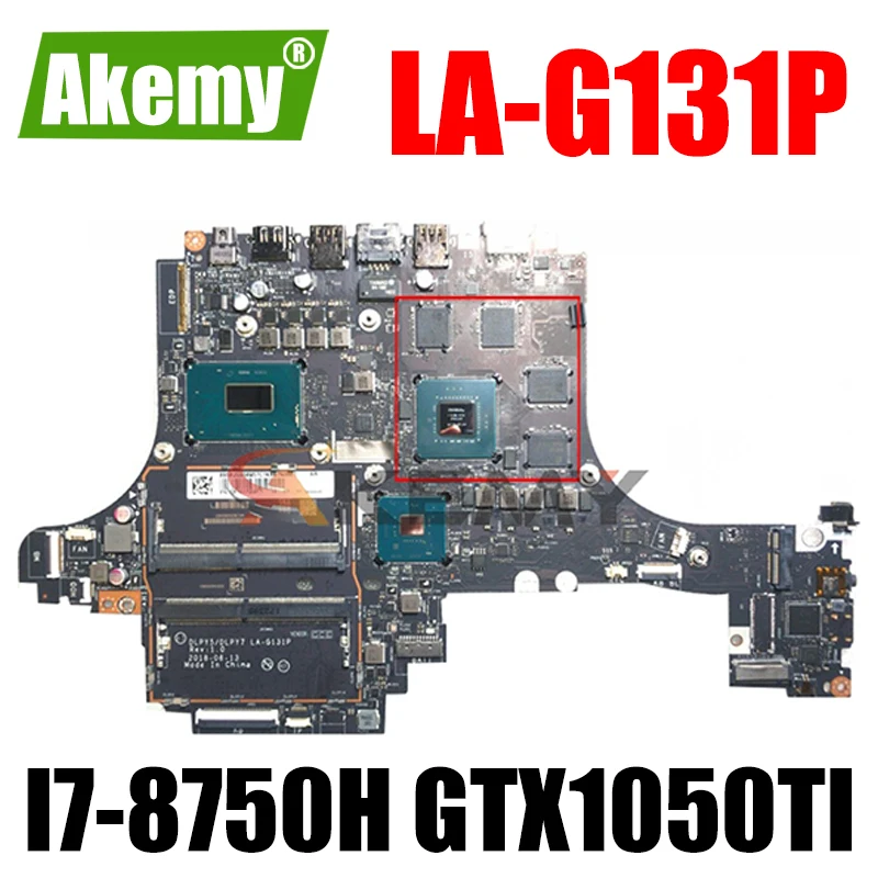 

Akemy DLPY5 / DLPY7 LA-G131P для Lenovo Y730-15ICH ноутбук материнская плата Процессор I7 8750H GPU GTX1050TI 4 ГБ 100% тесты работы