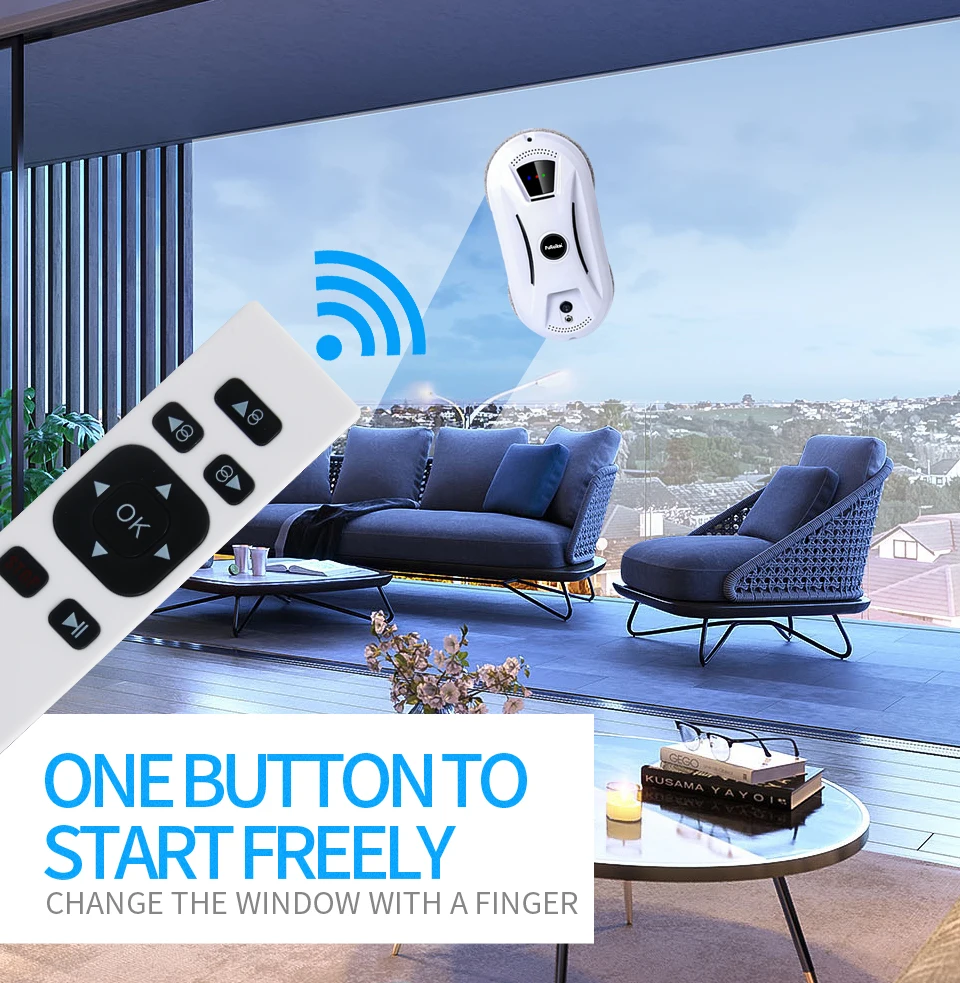 High-Suction Electric Robotic Window Cleaner – PuRuiKai Window Cleaning Robot with Anti-Fall Feature and Remote Control Vacuum High-Suction Electric Robotic Window Cleaner – PuRuiKai Window Cleaning Robot with Anti-Fall Feature and Remote Control Vacuum