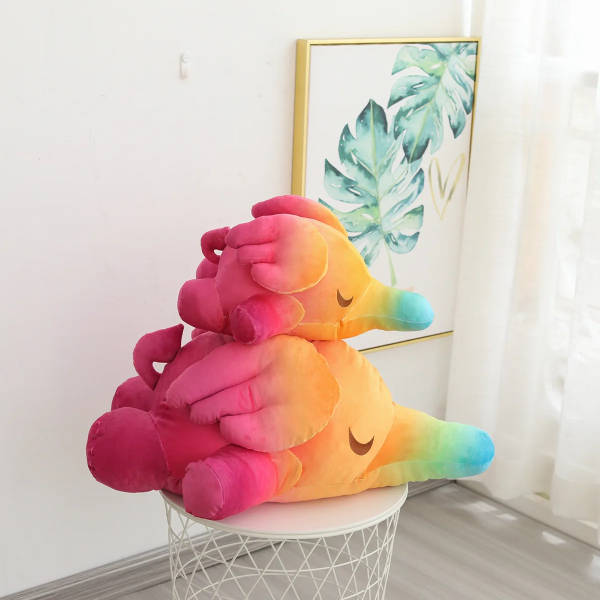 

40/68cm Net Red Dumbo Plush Toy Soft Stuffed Elephant Pillow Fashion Home Decoration Almohada de peluche Regalo de vacaciones