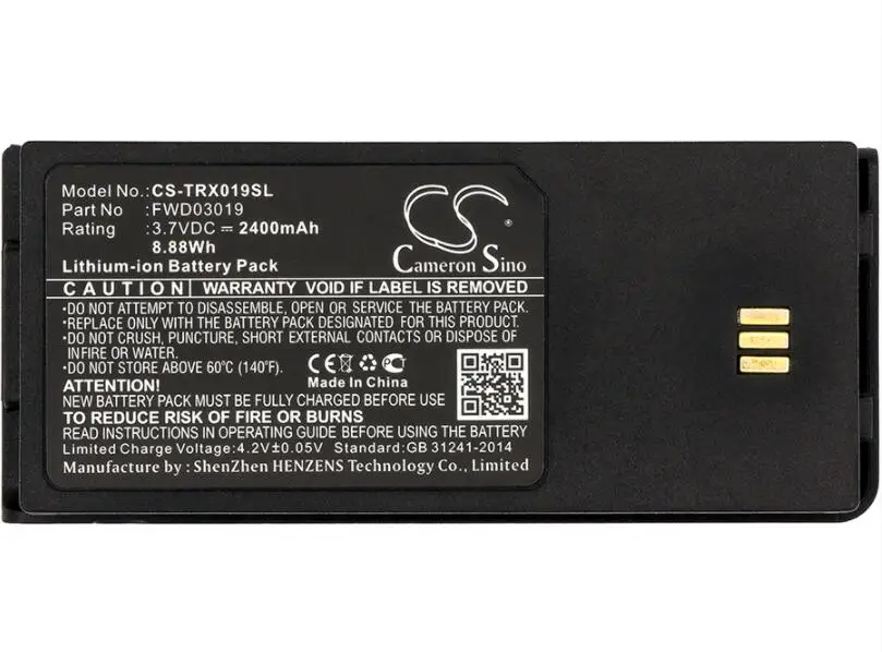 Cameron sino 2400 мАч батарея для THURAYA XT Dual FWD03019 TH 01 XT5 спутникового телефона|Аккумуляторы