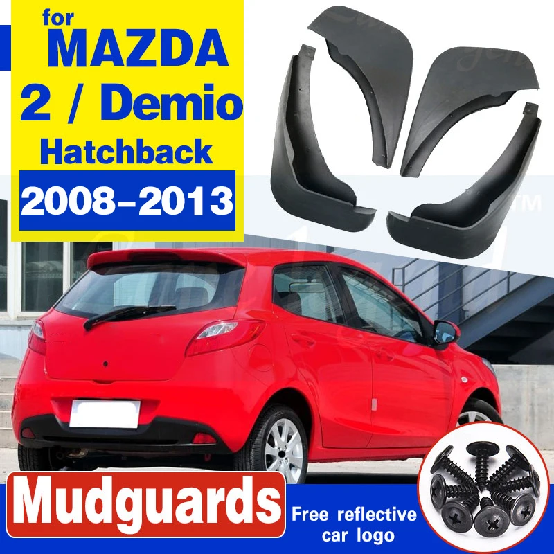 Для Mazda 2 / Demio GE Хэтчбек 2008 2013 Брызговики крыло брызговиков 2009 2010 2011 2012|Грязезащита|
