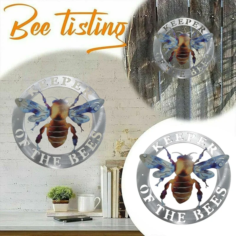 

Пчелиный вратарь из металла, пчелиный вратарь, уличный металлический садовый декор, пчелиная ферма, знак, пчеловодка, подарки, украшение дво...