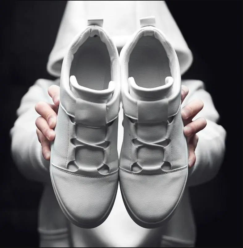 

2021 New Breathable Round Toe Small White Shoes Men's Shoes Men's Wear-resistant Men's Shoes Handmade Leather Luxury Shoes