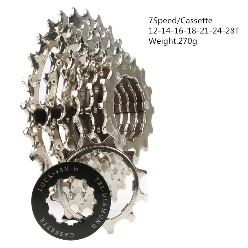 Горный велосипед Freewheel 7 скоростей вращающийся велосипедный Кассетный Маховик с