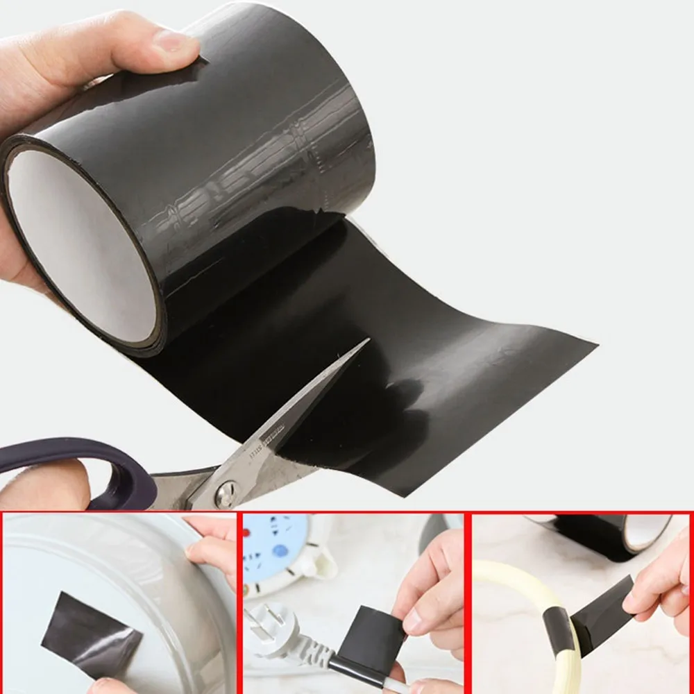 

Flex Repair Tape Waterproof Super Strong Stop Leaks Seal Performance Self Fix Fiberfix Adhesive Insulating Duct Tape